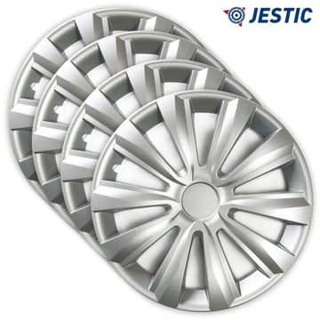 Колпаки Jestic Delta 14 дюймов для Opel, серебристые