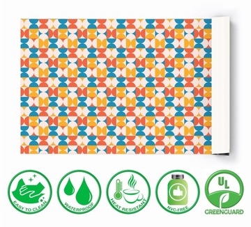 Защитный коврик 90х45 для письменного стола Kolorowe Elementy