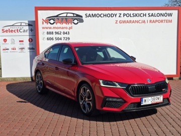 Skoda Octavia IV RS Liftback 2.0 TSI 245KM 2023 Skoda Octavia RS Challenge +Pakiety 2.0 TSI 245KM DSG Salon Polska FV 23%, zdjęcie 4
