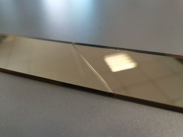 Listwa Rama złota plexi lustro 5cmx10cm na wymiar