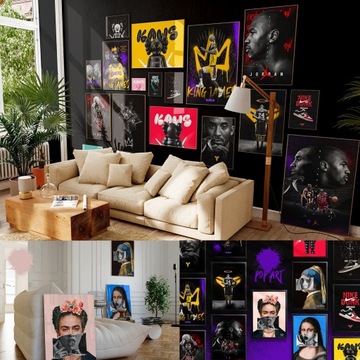 Картина на холсте для гостиной NIKE TRAVIS SCOTT POP00065 30x40