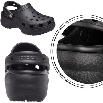 crocs damskie chodaki na platformie classic lekkie buty sportowe 36-37 W6