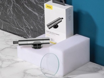 Baseus 2w1 młotek zbijak do szyb z nożem do cięcia