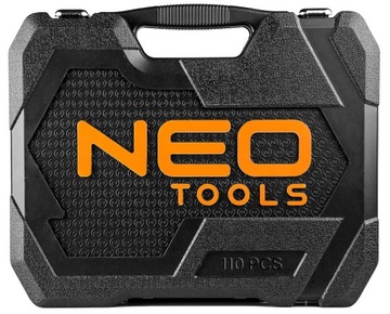 NEO Tools Торцовые ключи 110 шт. Чемодан для набора инструментов 1/4 дюйма 1/2 дюйма