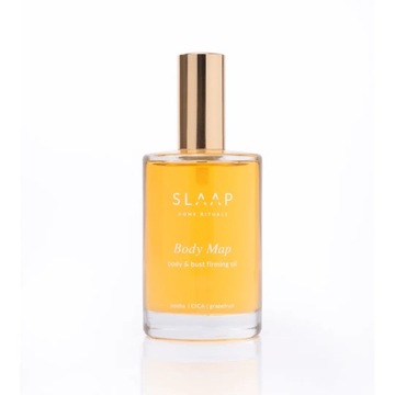 Slaap, Body Map - ujędrniający olejek do ciała i biustu, 100 ml