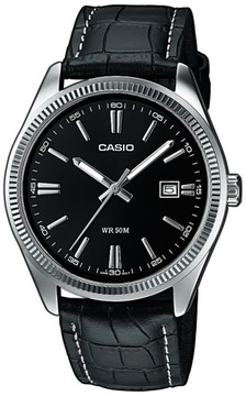 Klasyczny zegarek męski na pasku Casio MTP-1302PL +GRAWER
