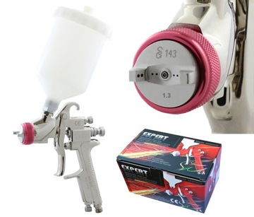 Pistolet lakierniczy EXPERT HP dysza 1,3 mm górny zbiornik 600 ml