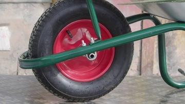 КОЛЕСО КОЛЕСО Тачка-тележка Barrowbarrow 400-8 6PR НАДУВАННАЯ С ОСЬЮ ШИНА ПРОЧНАЯ С ТРУБКОЙ