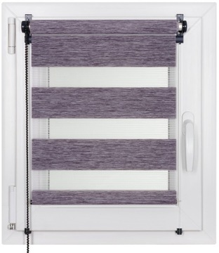 Roleta Dzień Noc z napinaczem na wymiar 53x220 cm