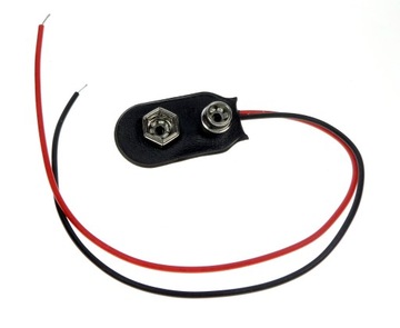 [STcs] CLIP9VI Klips zlaczka baterii 9V 6F22_x 5sz