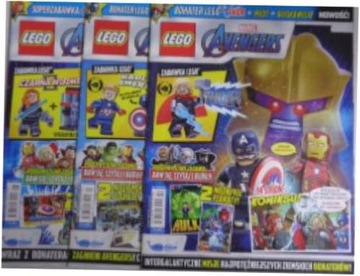 Lego Marvel Avengers nr 2,3,6 z 2021 roku