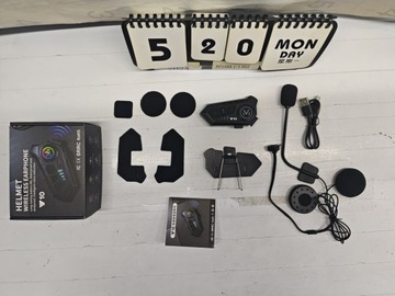 INTERKOM MOTOCYKLOWY Słuchawki Bluetooth 5.3 Y10