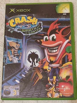 XBOX CRASH BANDICOOT WRATH OF CORTEX X BOX CLASSIC