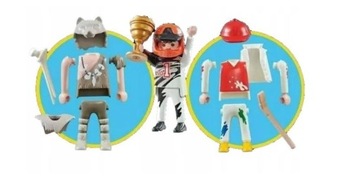 9854 PLAYMOBIL Figurka chłopiec/rajdowiec/wiking