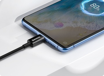 НАДЕЖНЫЙ БЫСТРЫЙ УНИВЕРСАЛЬНЫЙ КАБЕЛЬ USB-MICRO USB BASEUS 2А, 2М, 200 СМ