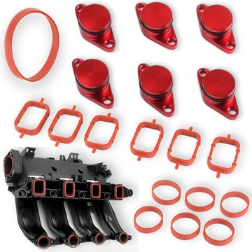 ZAŚLEPKI KOLEKTORA SSĄCEGO 32mm BMW M57 E46 E60 X3 E90 3.0 3.0D Uszczelki