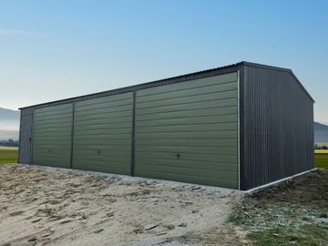 Жестяной гараж, зал из листового металла 14х6м | Гаражи премиум-класса из листового металла | ТРАНСТАЛЬ