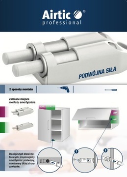 AIRTIC ADAPTER DO SPOWALNIACZ HAMULEC SZAFEK BIAŁY