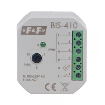 F&F PRZEKAŹNIK BISTABILNY TIMER 16A BIS-410