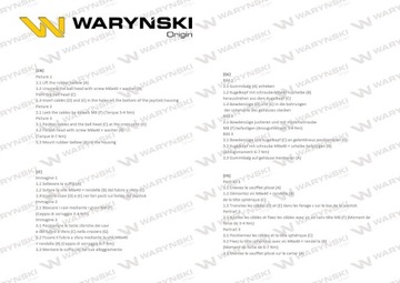 Джойстик для шариковых линий без кнопки IP-6020 Waryński
