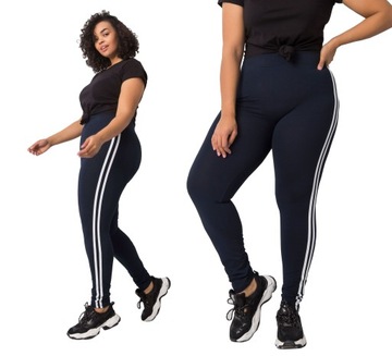 LEGGINSY lampas PLUS SIZE GETRY bawełna F53 XL/XXL