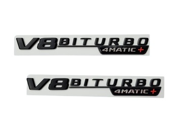 Emblemat do Mercedes na błotnik V8 Biturbo 4M+