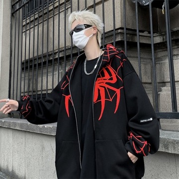 Nowa haftowana bluza z kapturem Spider-Man