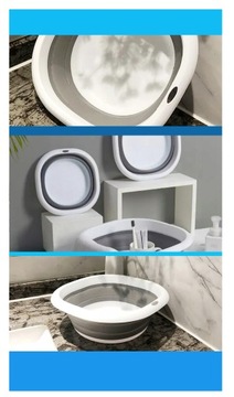 Миска силиконовая складная, универсальный контейнер, 5л.