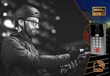 WIDEODOMOFON 5TECH TUYA APLIKACJA STEROWANIE ZDALNE FURTKA BRAMA KĄT 140°