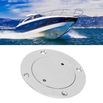 Смотровой люк на круглой палубе лодки Крышка порта доступа к морю YG