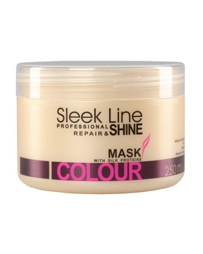 STAPIZ MASKA Z JEDWABIEM - SLEEK LINE - COLOUR 250ML