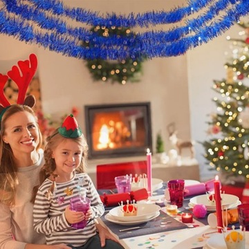 РОЖДЕСТВЕНСКАЯ ГИРЛЯНДА УКРАШЕНИЕ РОЖДЕСТВЕНСКОЙ ЕЛКИ УКРАШЕНИЕ ТОЛЩАЯ ЦЕПЬ 1,8 м