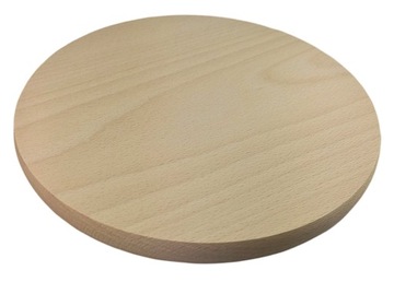 DESKA DO KROJENIA DREWNIANA OKRĄGŁA 20 CM