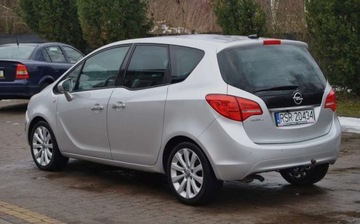 Opel Meriva II Mikrovan 1.4 Twinport ECOTEC 100KM 2010 Opel Meriva GWARANCJA, 1.4 100KMLPG, ISOFIX, Pol skora, Navi, Niski przebi, zdjęcie 3