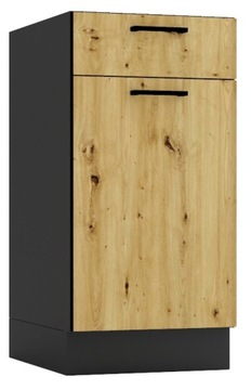 Szafka kuchenna stojąca na nóżkach z szufladą 40x50 DĄB ARTISAN