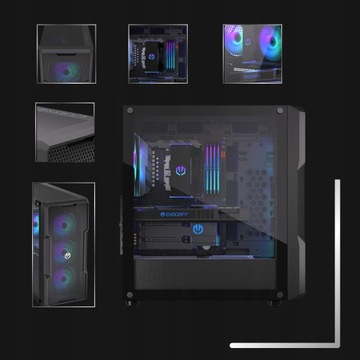 Komputer Gamingowy Ryzen 7 7800X3D RX 9070 XT 32GB DDR5 2TB M2