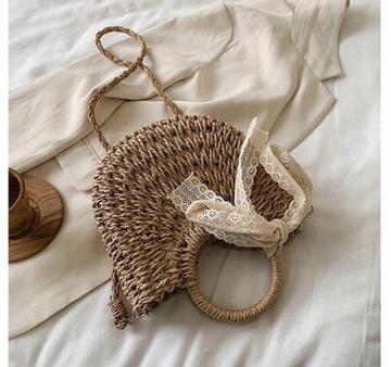 СУМКА BOHO HOLIDAY BEACH ИЗ СОЛОМЫ ИЗ РОТАНГА