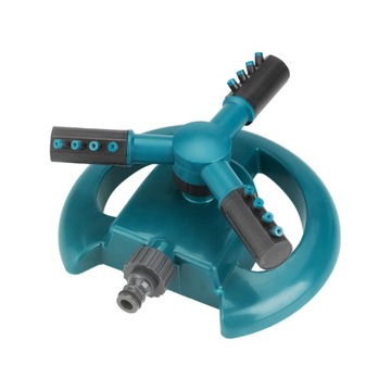 СПРИНКЕР ДЛЯ ПОЛИВА САДОВЫЙ, ВРАЩАЮЩИЙСЯ, 3-РУЧНОЙ, РЕГУЛИРУЕМЫЙ НА ШТАТИВЕ