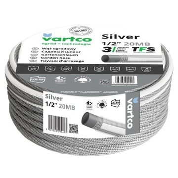 Wąż ogrodowy Vartco SILVER TFS 20m 1/2''