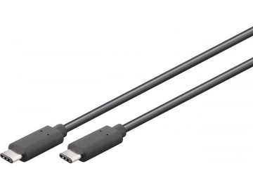 Kabel USB-C/USB-C Super Speed 3.2 czarny 2m Goobay