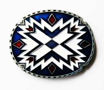 Klamra z motywem indiańskim western spinka zapinka