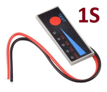Wskaźnik naładowania ogniw Li-Ion 1S 4,2V Woltomierz Tester baterii 0107