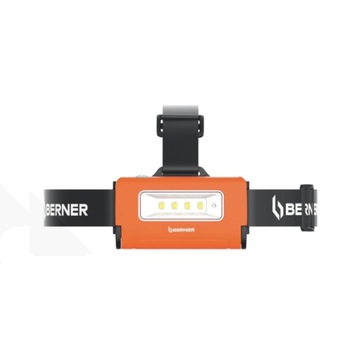BERNER 2in1 335506 аккумуляторный светодиодный налобный фонарь USB