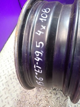 DISK OCELOVÝ FORD OE 6.0" X 15" 4X108 ET 49,5