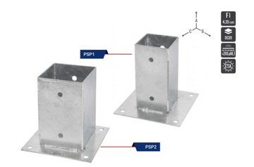 ОСНОВАНИЕ СТОЙКИ БОЛТОВОЕ, АНКЕРНЫЙ КРОНШТЕЙН 100x100
