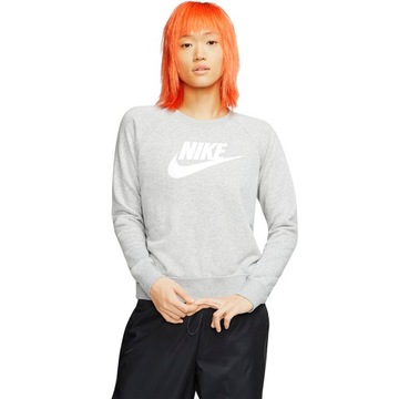 Bluza damska Nike Essentials Crew FLC HBR szara BV4112 063 M