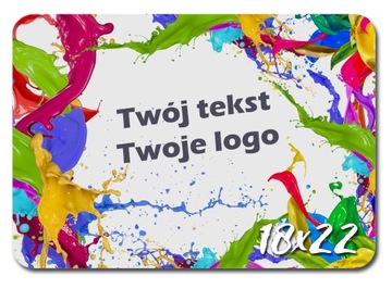 PODKŁADKA POD MYSZ MYSZKĘ Z NADRUKIEM LOGO REKLAMA