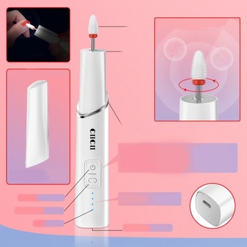 Мини-фрезерный станок для ногтей, маникюрный набор, 15000 об/мин