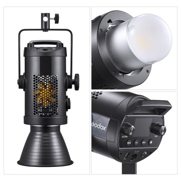 Godox Studio LED Video Light Zoomable Photography