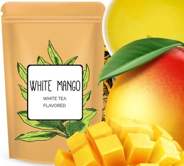 BIała Herbata Pai Mu Tan Smakowa Mango Naturalne Aromaty Wysoka Jakość Leo